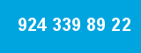 924 339 89 22 924 339 89 22